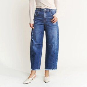 NEW MICA BARREL JEANS